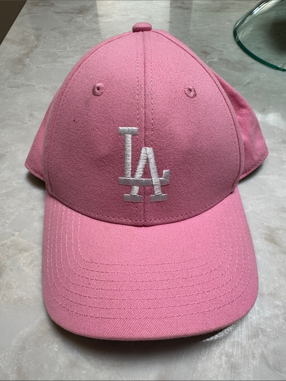 47 Pink LA Dodgers Embroidered Kids Cap